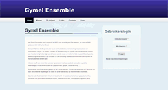 Desktop Screenshot of gymel.be